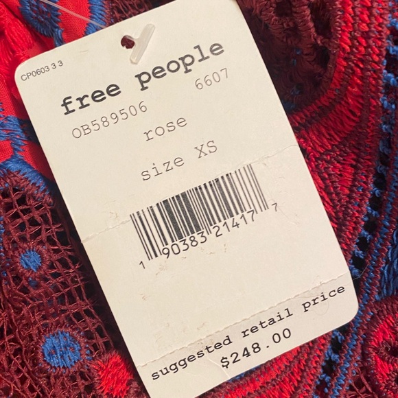 Free People Magpie Rose Jacket NWT Size XS - Picture 7 of 10